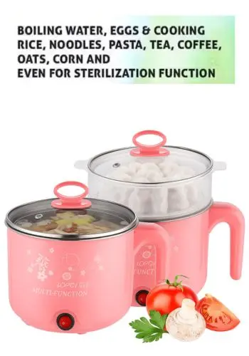 Electric Multi Cooker with steamer 1500 - Rice Cooker - 1.2 litre 600 Watt - Image 2