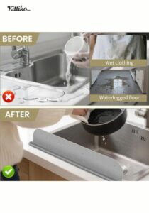 SplashBlocker Silicone Sink Water Guard