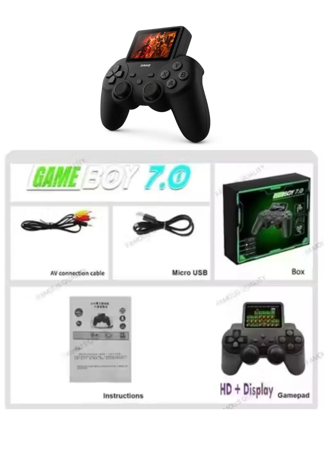 Video Games For Kids - 500 in 1 Controller Gamepad Video Game - Image 2