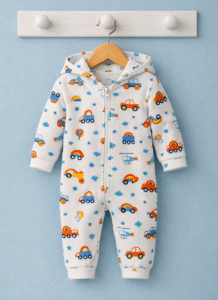 Baby Full Roomper Comfy & Stylish Full-Sleeve (0–6 Months) for Newborn Babies