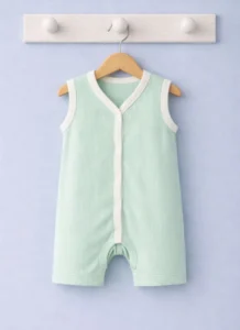 Stylish & Comfy Printed Romper (0–6 Months) for Baby Boys